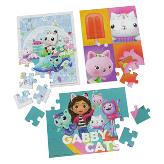 Afbeelding laden in galerijviewer, Spinmaster gabby's dollhouse puzzel 3 pack: houten puzzel in houten doos | 2 stuks
