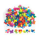 Colorations - bloemen, hart en insecten vormen foam, 500st.