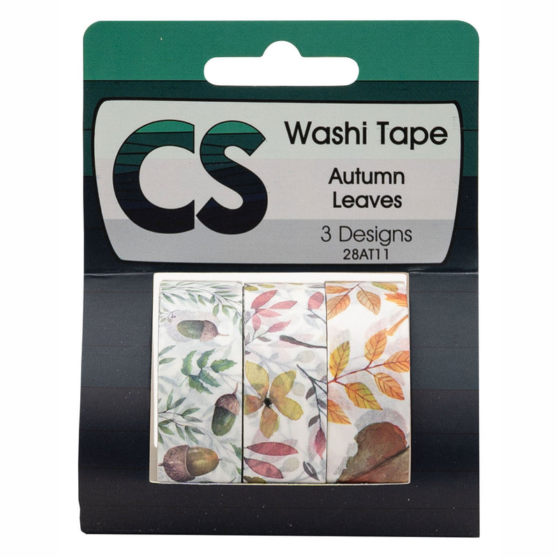 Afbeelding laden in galerijviewer, Colorations - washi tape herfstblaadjes 3 rollen, 5mtr.
