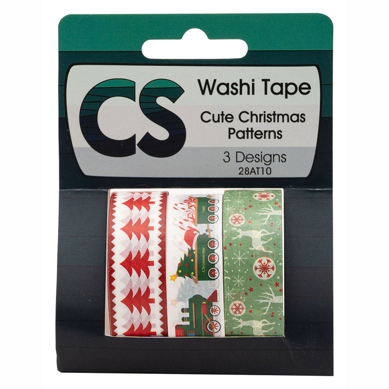 Afbeelding laden in galerijviewer, Colorations - washi tape kerst 3 rollen, 5mtr.
