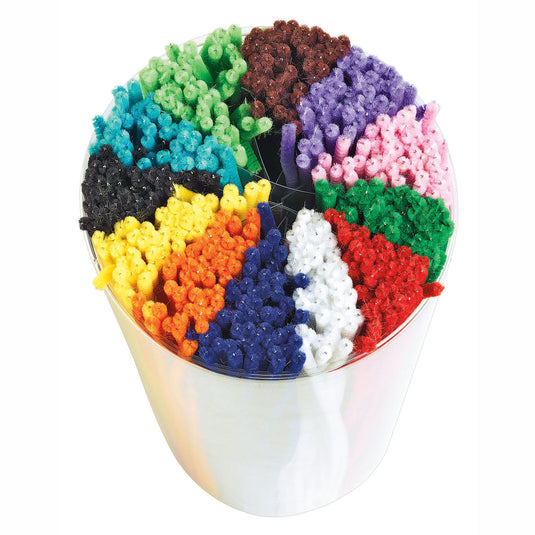 Colorations - chenilledraad kleur 12 kleuren, 600st.