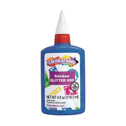 Afbeelding laden in galerijviewer, Colorations regenboog glitter lijm - 118ml
