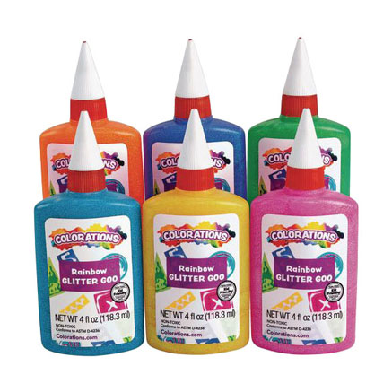 Afbeelding laden in galerijviewer, Colorations regenboog glitter lijm - 118ml
