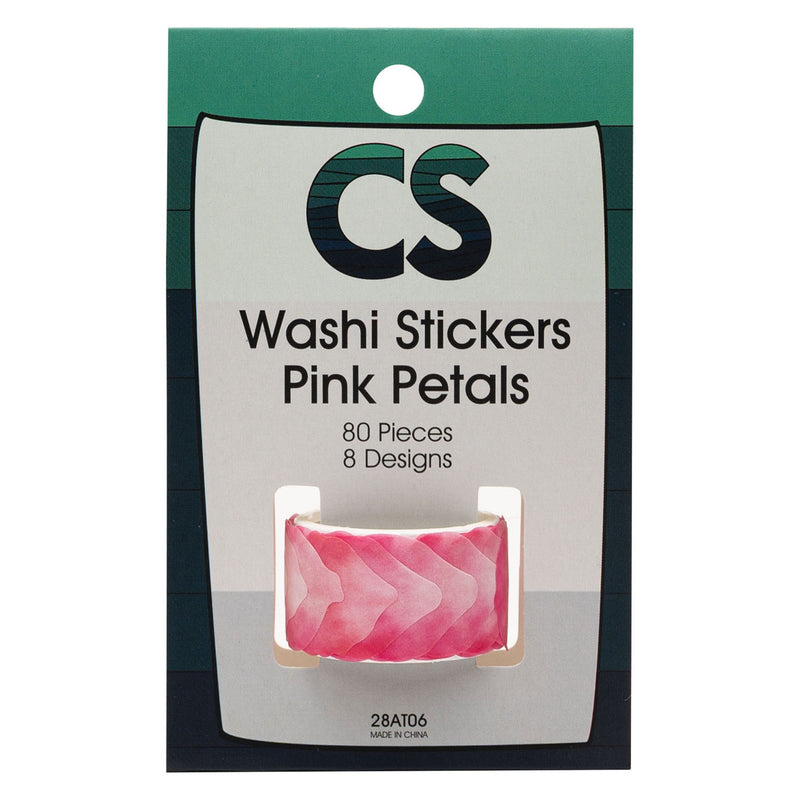 Afbeelding laden in galerijviewer, Colorations - washi stickers - roze bloemblaadjes, 80st.

