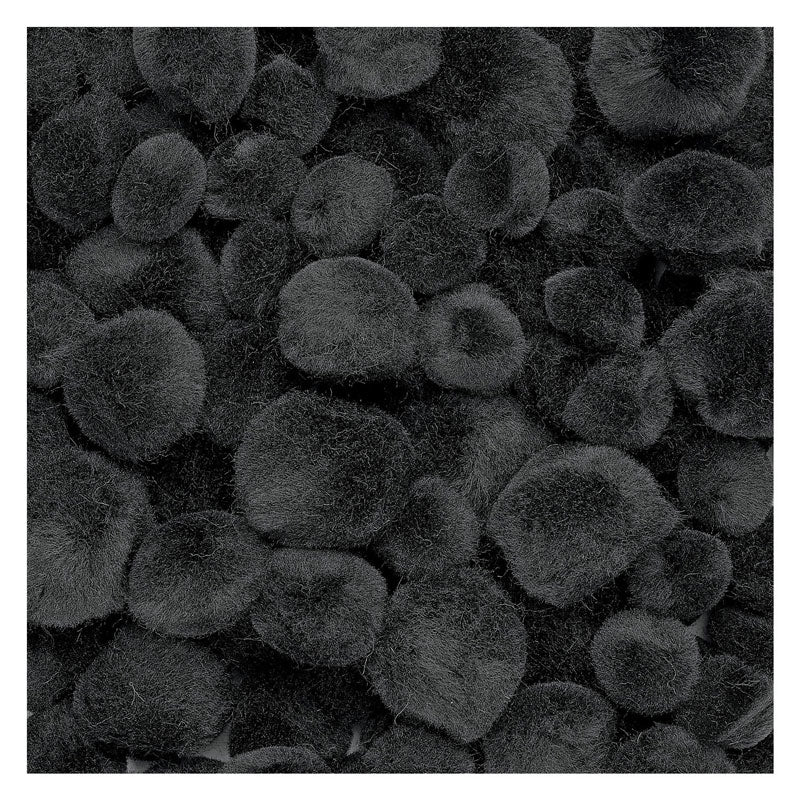 Afbeelding laden in galerijviewer, Colorations - pom poms zwart, 100st.
