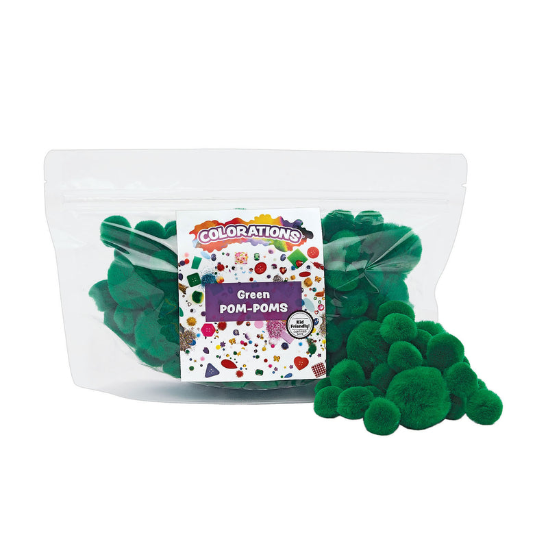 Afbeelding laden in galerijviewer, Colorations - pom poms groen, 100st.
