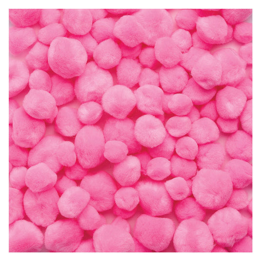 Colorations - pom poms roze, 100st.