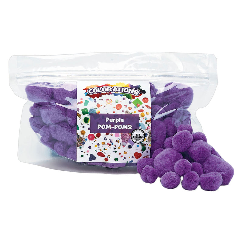 Afbeelding laden in galerijviewer, Colorations - pom poms paars, 100st.
