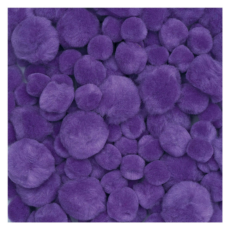 Afbeelding laden in galerijviewer, Colorations - pom poms paars, 100st.
