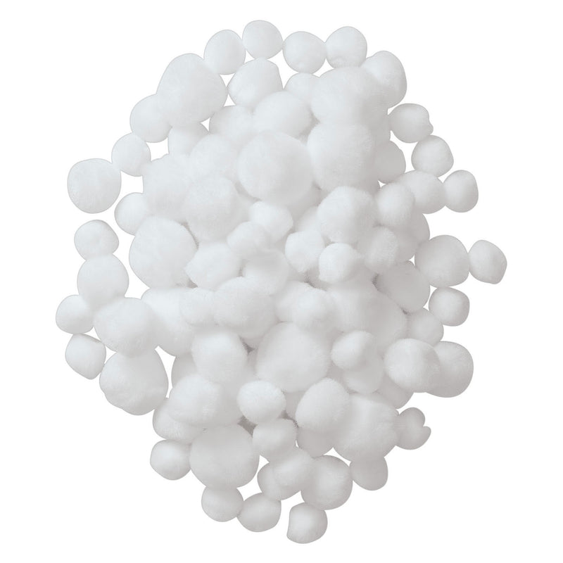 Afbeelding laden in galerijviewer, Colorations - pom poms wit, 100st.
