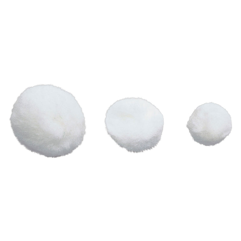 Afbeelding laden in galerijviewer, Colorations - pom poms wit, 100st.
