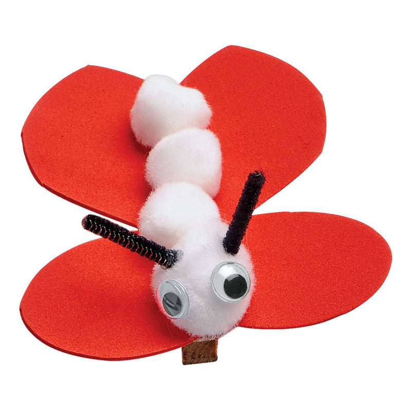 Afbeelding laden in galerijviewer, Colorations - pom poms wit, 100st.
