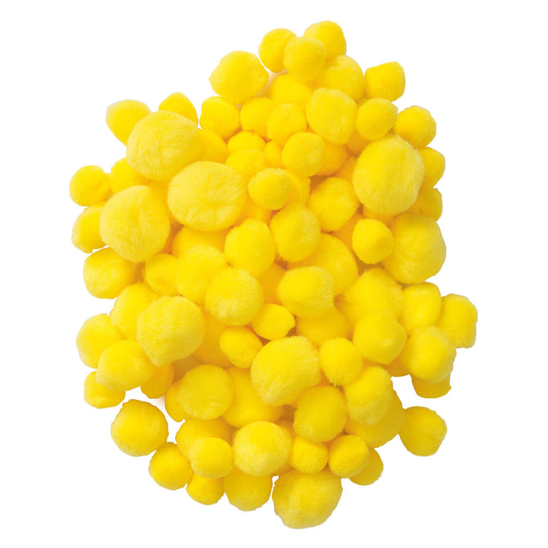 Afbeelding laden in galerijviewer, Colorations - pom poms geel, 100st.
