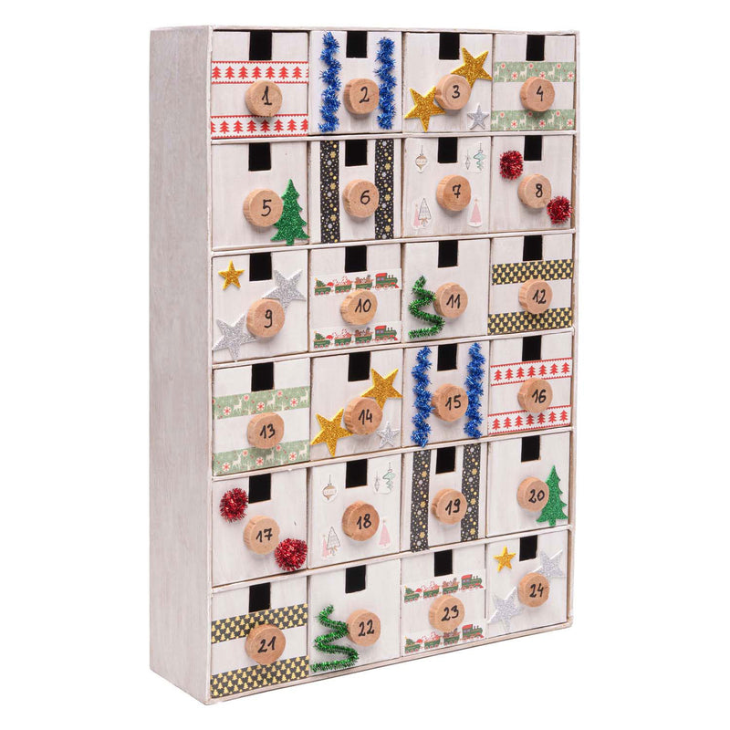 Afbeelding laden in galerijviewer, Colorations - papier-mache doos - adventskalender
