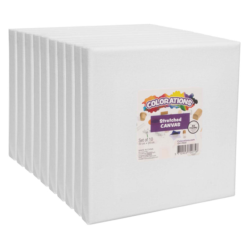 Afbeelding laden in galerijviewer, Colorations - gespannen canvas 20 x 20 cm, 10st.
