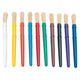 Colorations - plastic dikke verfkwasten, 10st.
