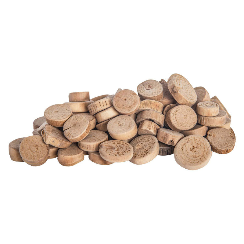 Afbeelding laden in galerijviewer, Ronde houtschijfjes klein - 1 kg
