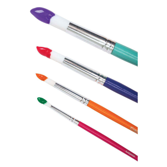 Colorations - verfkwasten rond, 4st.