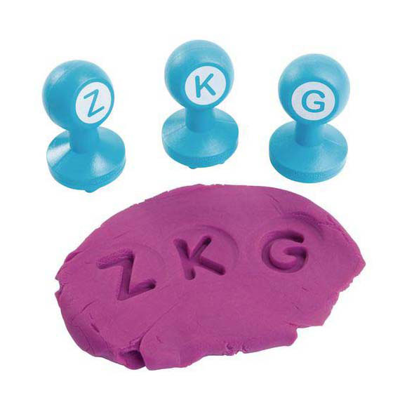 Afbeelding laden in galerijviewer, Colorations - hoofdletters klei stempels, 26dlg.
