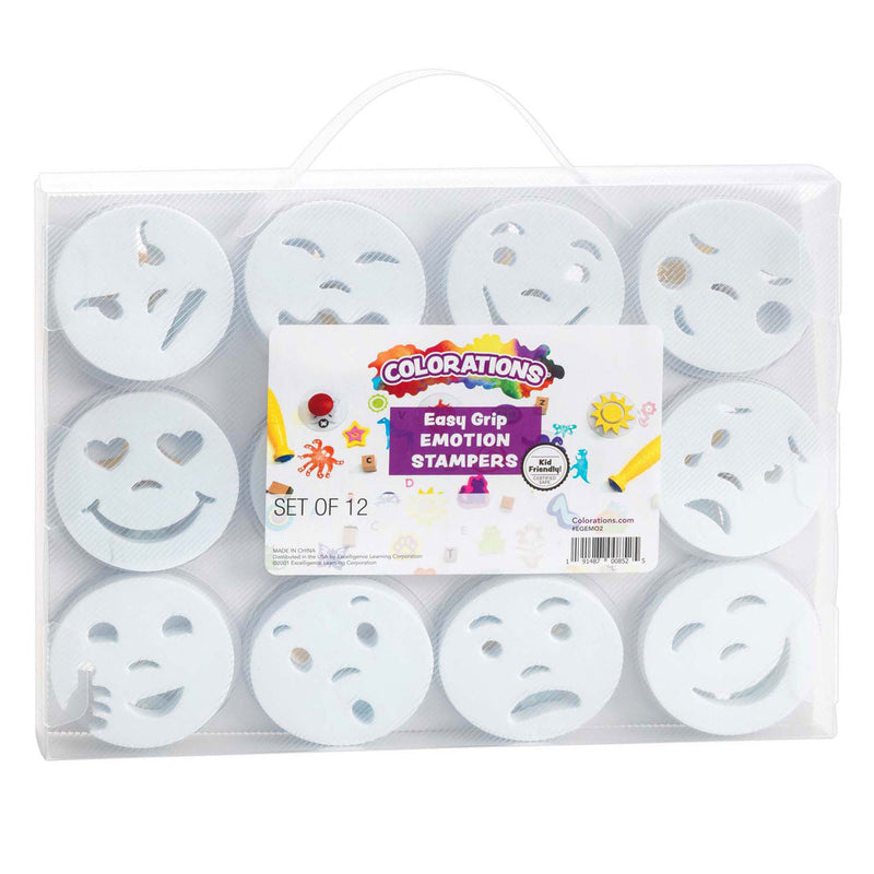 Afbeelding laden in galerijviewer, Colorations - easy grip emotiestempels, 12st.
