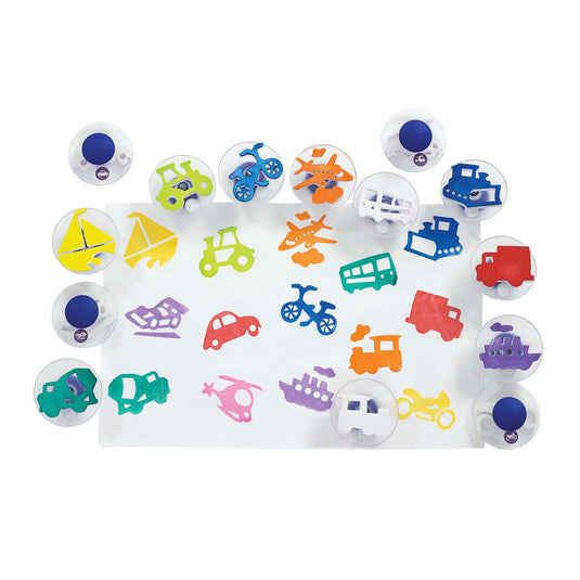 Colorations - easy grip verkeersstempels, 14st.