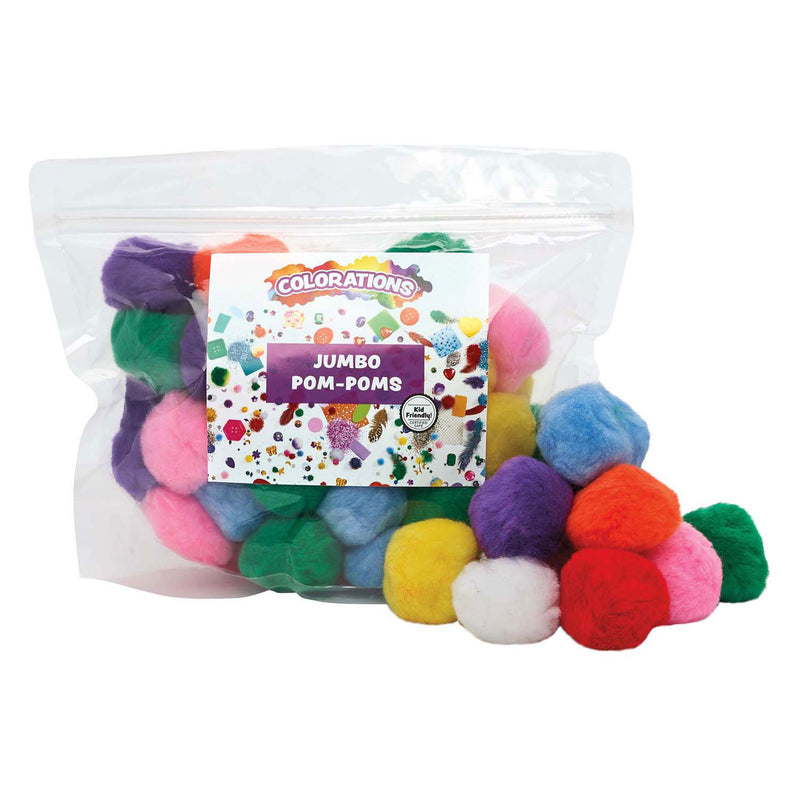 Afbeelding laden in galerijviewer, Colorations - gekleurde pompons 5cm, 50st.
