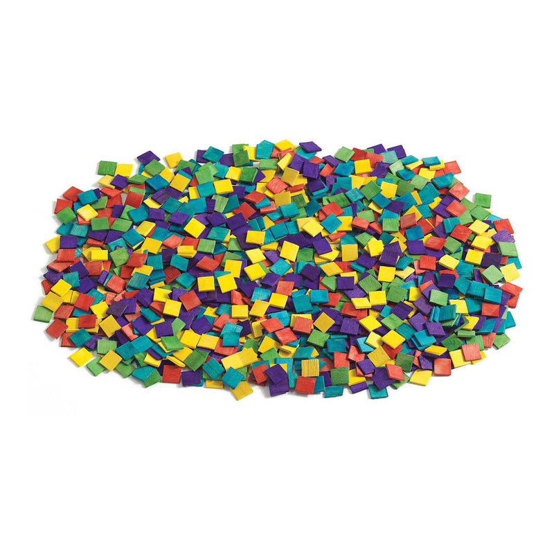 Afbeelding laden in galerijviewer, Colorations - houten mozaïek vierkantjes, 1000st.
