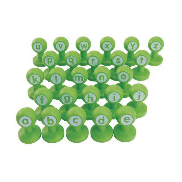 Afbeelding laden in galerijviewer, Colorations - kleine letters klei stempels, 26st.
