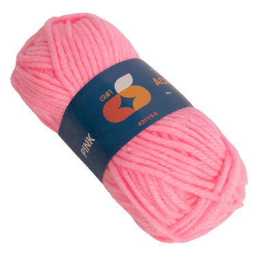Colorations - acrylgaren 4 mm - 50gr - roze