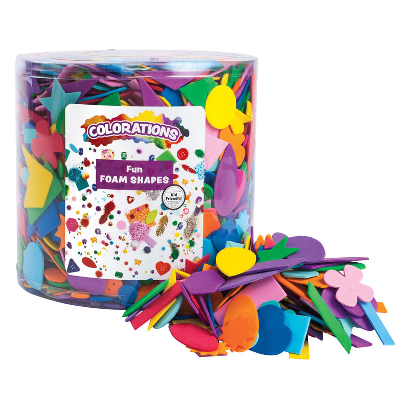 Afbeelding laden in galerijviewer, Colorations - foam knutselvormpjes - 227gr.
