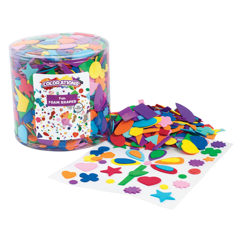 Afbeelding laden in galerijviewer, Colorations - foam knutselvormpjes - 227gr.
