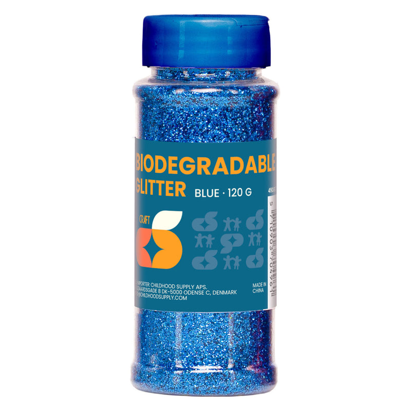 Afbeelding laden in galerijviewer, Biodegradable glitter - blauw - 120 gram
