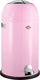Wesco kickmaster prullenbak | pedaalemmer | 33 liter | metaal - roze | afvalemmer - made in germany