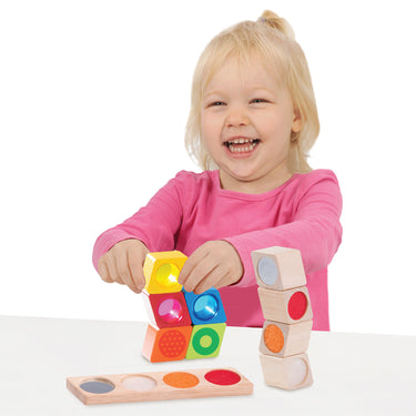 Wonderworld houten zintuigblokken