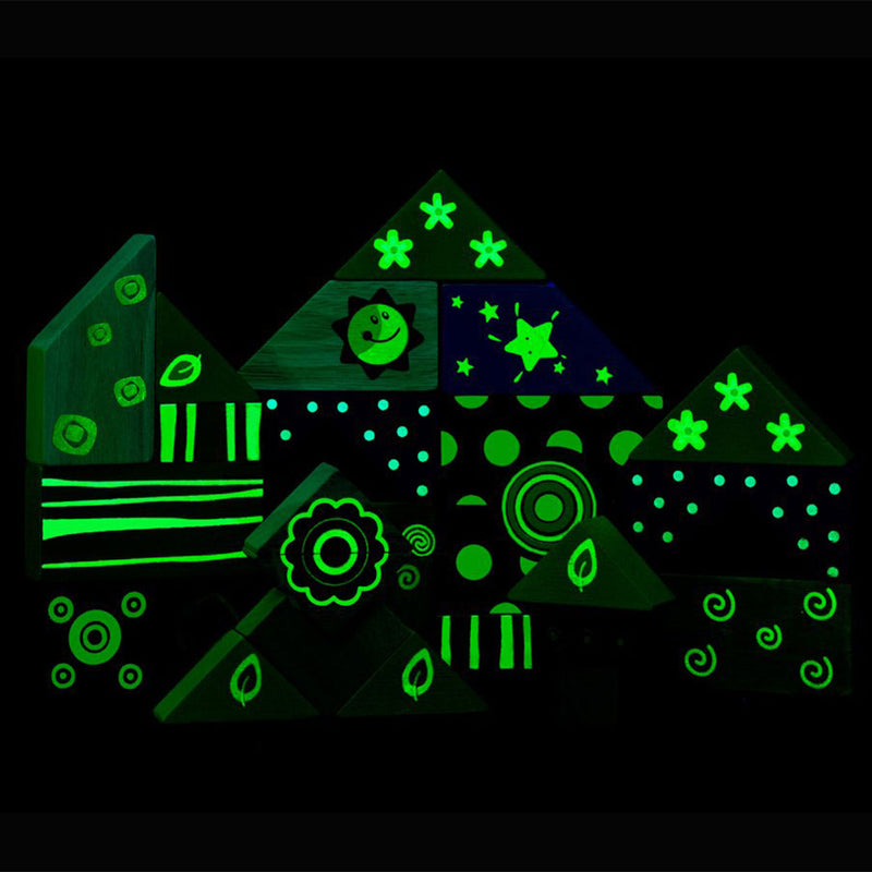 Afbeelding laden in galerijviewer, Wonderworld Bouwblokken Glow in the Dark
