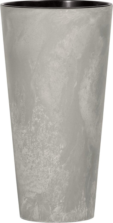 Prosperplast - bloempot - pot met een inzetstuk tubus slim beton - kleur en patroon imiteren beton