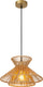 Lucide tasman - hanglamp - 1xe27 - naturel - japandi