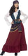 Smiffys - deluxe pirate buccaneer beauty kostuum - m - multicolours
