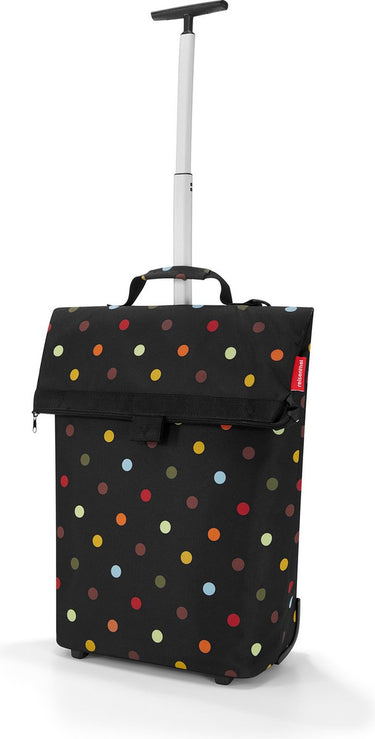 Reisenthel trolley m boodschappentrolley - polyester - 43 l - dots zwart