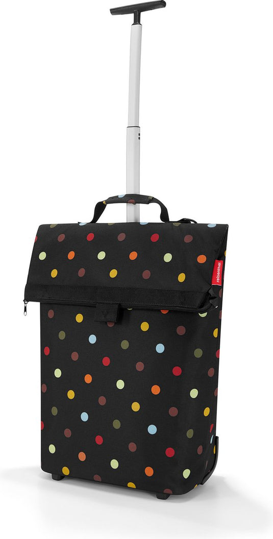 Reisenthel trolley m boodschappentrolley - polyester - 43 l - dots zwart