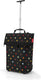Reisenthel trolley m boodschappentrolley - polyester - 43 l - dots zwart