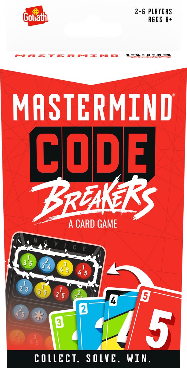Afbeelding laden in galerijviewer, Goliath mastermind - code breakers - nederlandstalig kaartspel - 2-6 spelers
