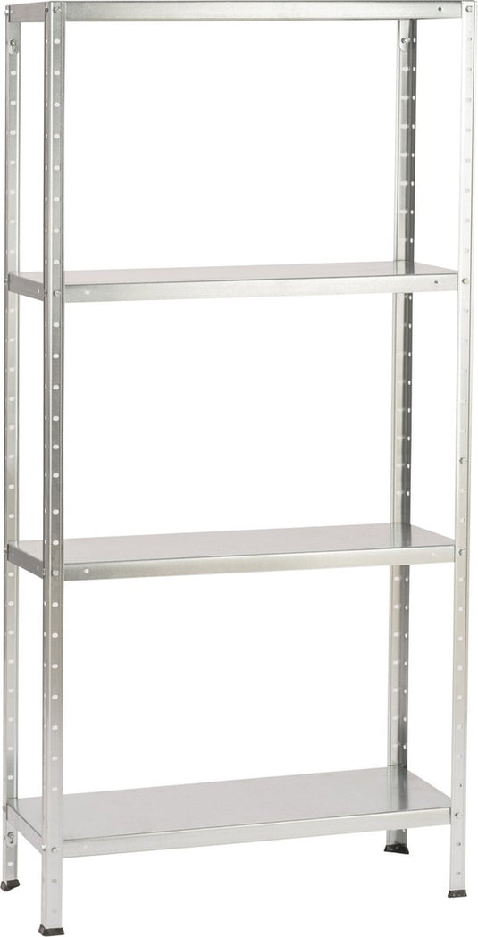 Avasco opbergrek stellingkast solid 50 gegalvaniseerd - 200 kg draagkracht - 150x75x30 cm