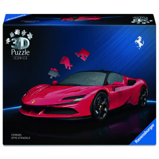 Afbeelding laden in galerijviewer, Ravensburger - iconics: ferrari sf90 stradale - 3d puzzel - 108 stukjes - bouwset voor kinderen vanaf 8 jaar
