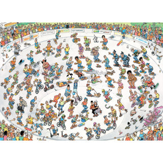 Afbeelding laden in galerijviewer, Jumbo jan van haasteren skateboarden in de bowl 2000 stukjes
