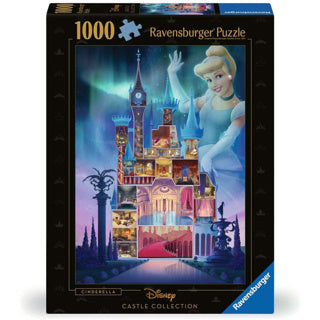 Afbeelding laden in galerijviewer, Ravensburger puzzel disney castles cinderella 1000 stukjes

