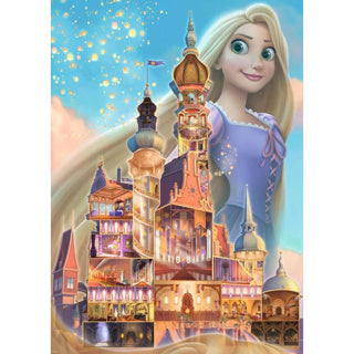 Afbeelding laden in galerijviewer, Ravensburger puzzel disney castles rapunzel - 1000 stukjes legpuzzel.
