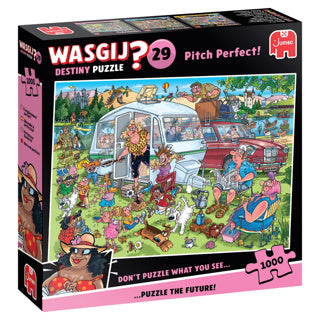 Afbeelding laden in galerijviewer, Wasgij op de camping! 1000 stukjes
