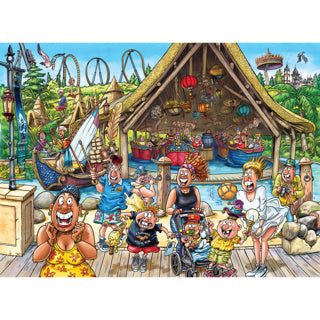 Afbeelding laden in galerijviewer, Wasgij original puzzel efteling - wereld van sindband! 1000 stukjes
