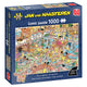 Jumbo puzzel jvh op hete kolen 1000pcs